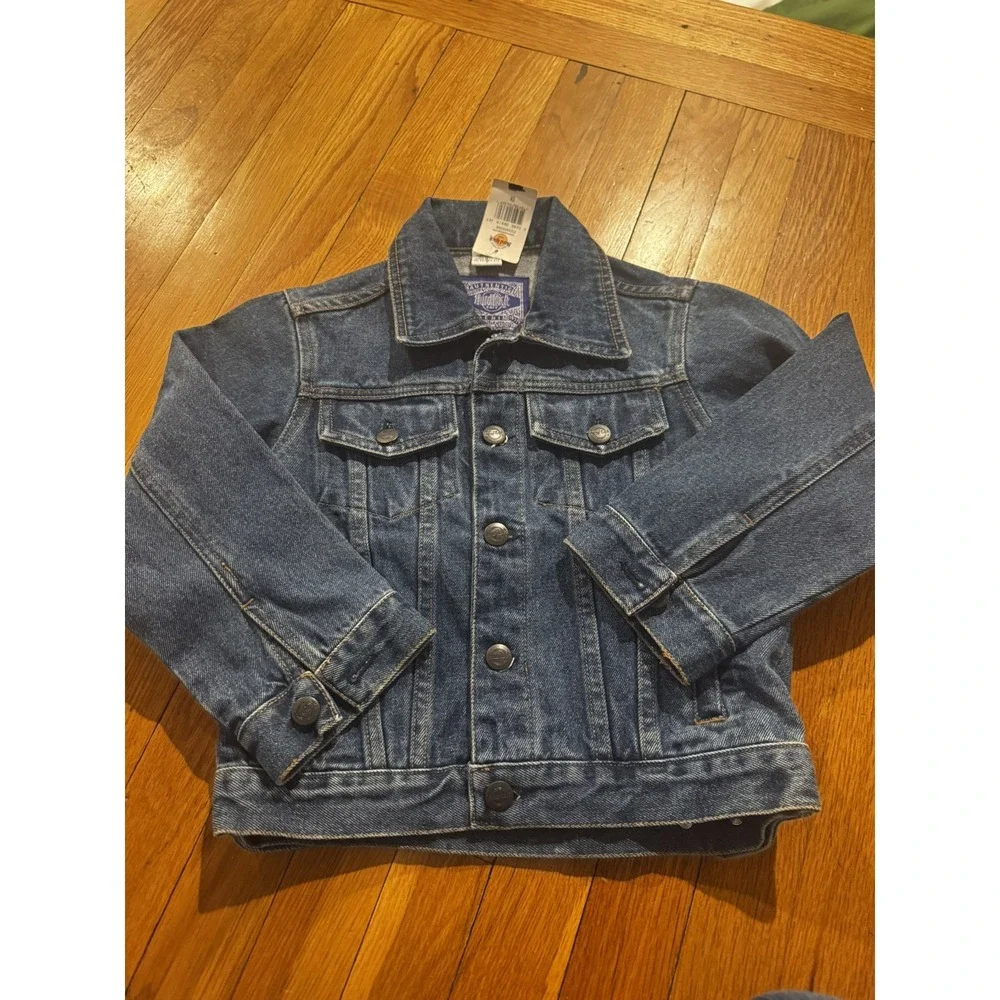 Vintage Hard Rock Cafe Denim Jacket Save The Planet Foxwoods Casino Youth S NWT